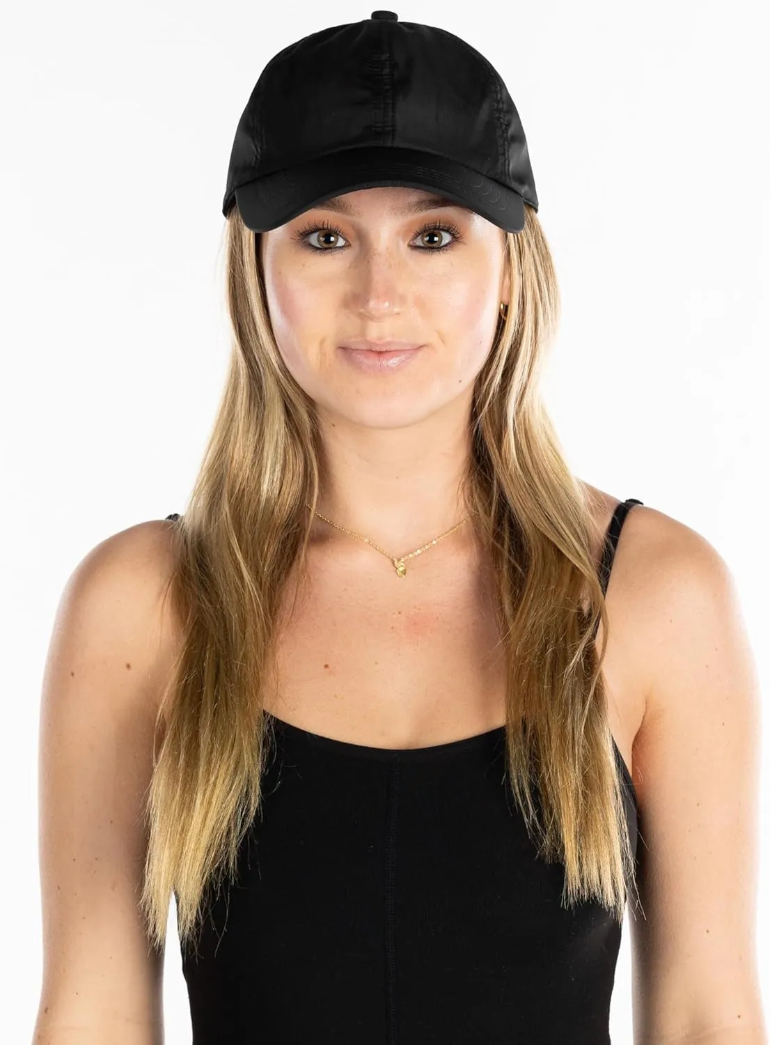 Funky Junque Women's Running Hat with Adjustable Ponytail Hole and Breathable Mesh