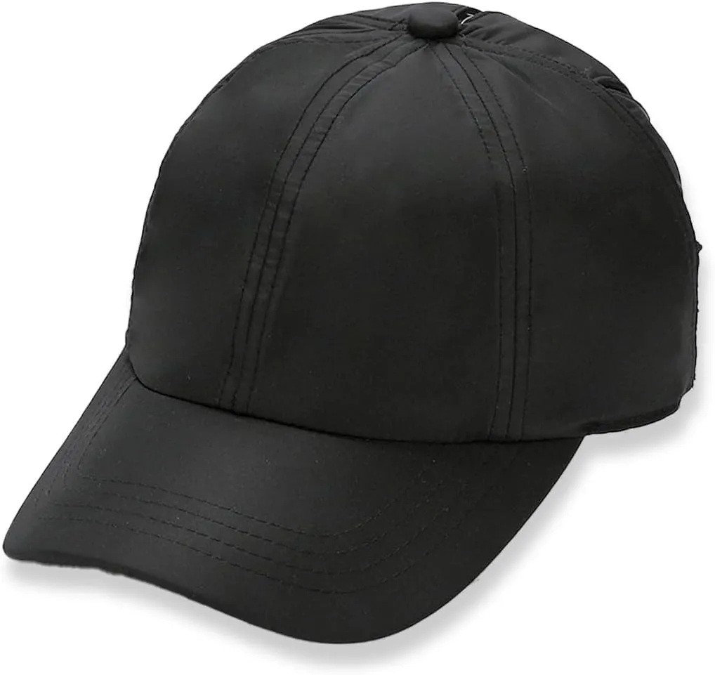 Funky Junque Women's Running Hat with Adjustable Ponytail Hole and Breathable Mesh