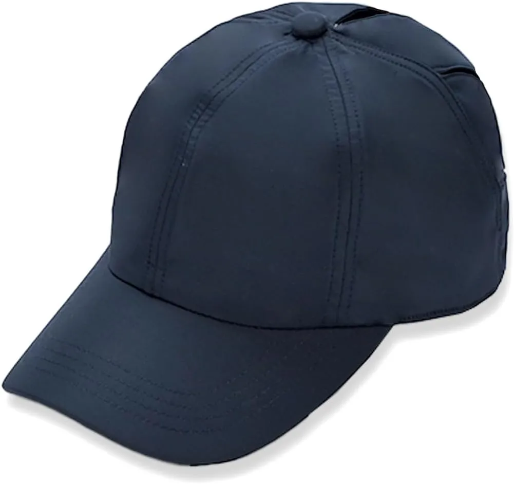 Funky Junque Women's Running Hat with Adjustable Ponytail Hole and Breathable Mesh