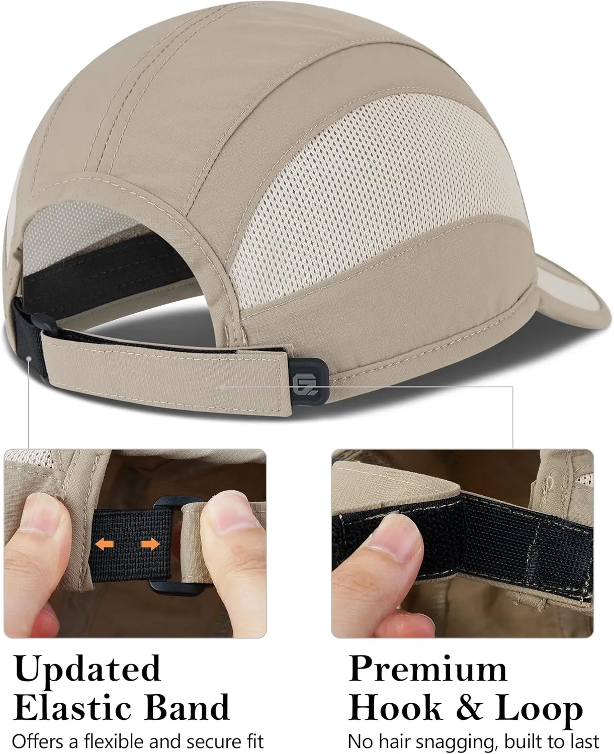 GADIEMKENSD Quick Dry Run Hat Cooling Breathable Mesh