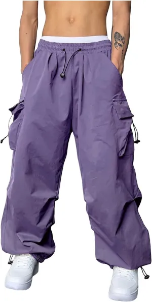 generic Men Pants Casual Summer Wide Leg Trousers Mens Cotton Linen Comfy Baggy Pants Fashoin Solid Elastic Wasit Loungewear
