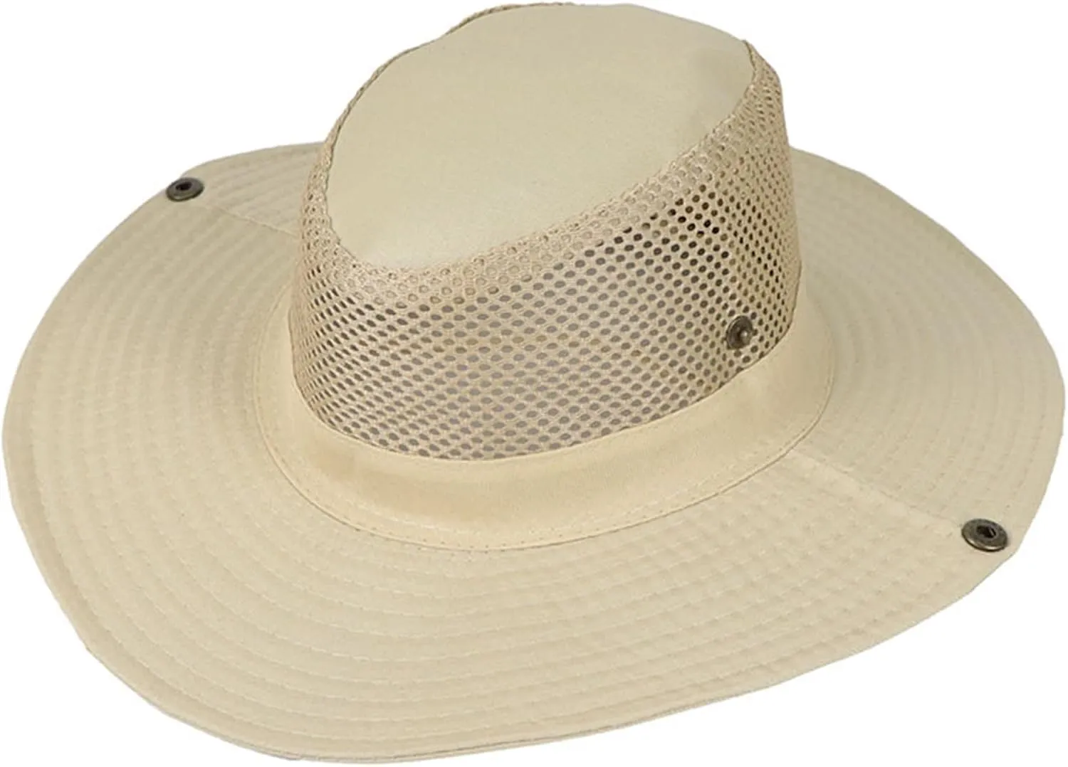 Hiking hat Men Women Summer Foldable Sun Fisherman Breathable Mesh Outdoor Sport Fishing Sun Hat Wide Brim Beach(Grey)