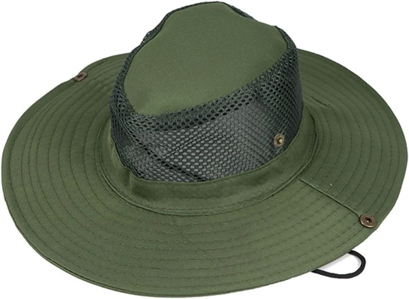Hiking hat Men Women Summer Foldable Sun Fisherman Breathable Mesh Outdoor Sport Fishing Sun Hat Wide Brim Beach(Grey)
