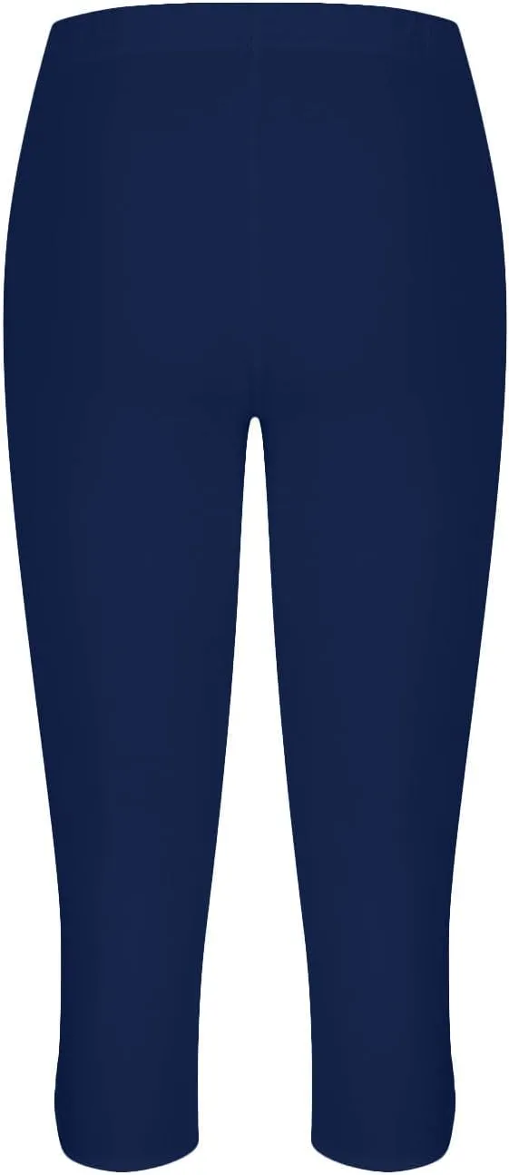 hlysgo Capri Leggings for Women 2024 Summer Lightweight Capris High Waisted Casual Workout Yoga Pants Beach Cropped Pants