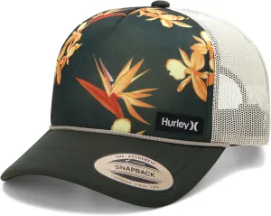 Hurley Men's Rincon Trucker Hat - Breathable Mesh Sides, Curved Bill, Adjustable Snap Closure - Trucker Hats for Men