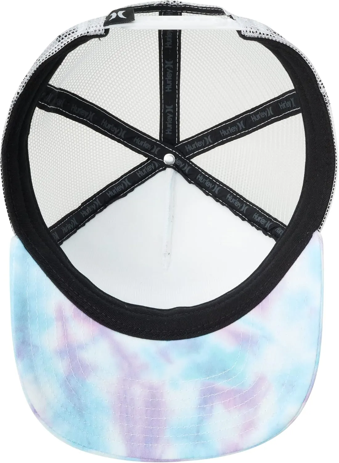 Hurley Women's Trucker Hat - Breathable Mesh Adjustable Snapback Baseball Cap