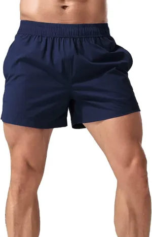 JEEING GEAR Men's Running Shorts 5 Inch Lightweight Athletic Shorts Quick Dry with Breathable Mesh Backside