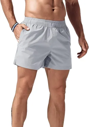 JEEING GEAR Men's Running Shorts 5 Inch Lightweight Athletic Shorts Quick Dry with Breathable Mesh Backside