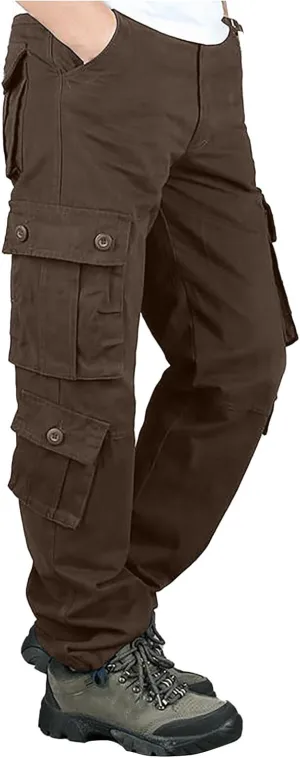 Joggers for Men Quick Dry Hiking Outdoor Workout Tactical Utility Sweatpants with Zipper Pockets