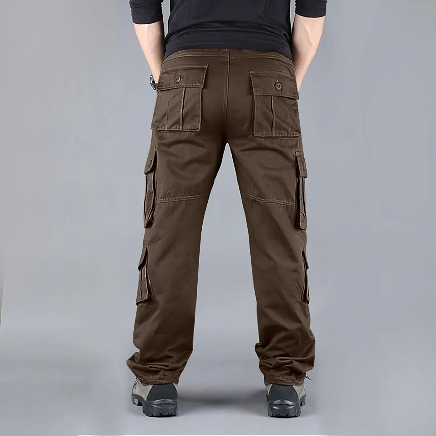 Joggers for Men Quick Dry Hiking Outdoor Workout Tactical Utility Sweatpants with Zipper Pockets