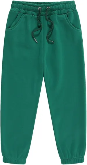 Kids Boys Girls Casual Sweatpants Athletic Joggers Solid Color Cotton Sport Active Pant Breathable Track Pants Clothes