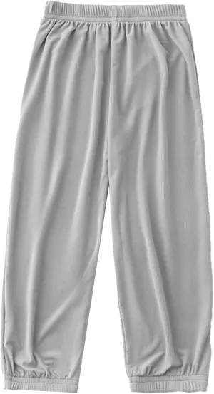 Kids Summer Solid Color Thin Pants Girls Boys Casual Pants Elastic Waist Leisure Trousers Breathable Loose Active Pant