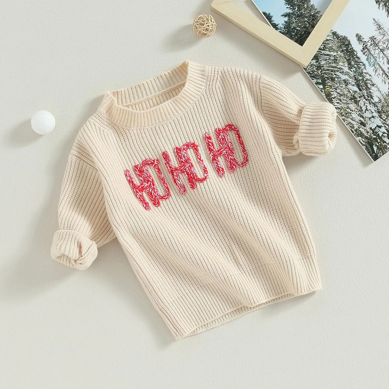 Kuriozud Toddler Baby Boy Girl Sweater Checkerboard Knit Crewneck Sweatshirt Soft Warm Fall Winter Clothes