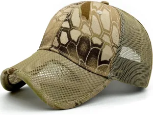 Loneshark Oversize XXL Mens Tactical Camo Baseball Caps Breathable Mesh Womens Patriotic Operator Camouflage Ball Hats
