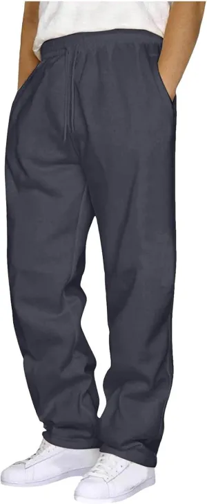 Men Cargo Pants with Pockets Stretch Drawstring Elastic Waist Sweatpants Tall Regular Fit Pants Tall Joggers Trousers