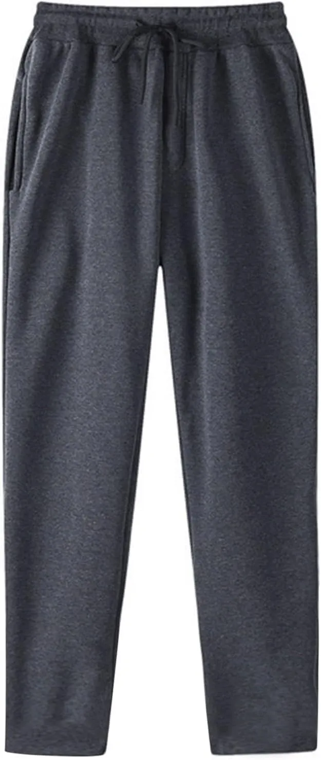 Men Cargo Pants with Pockets Stretch Drawstring Elastic Waist Sweatpants Tall Regular Fit Pants Tall Joggers Trousers