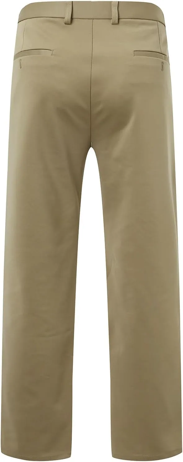 Men Comfy Cargo Pants Stretch, Lightweight Solid Color Long, Multipants High Stretch Multi-Pocket Durable Cargo Pants