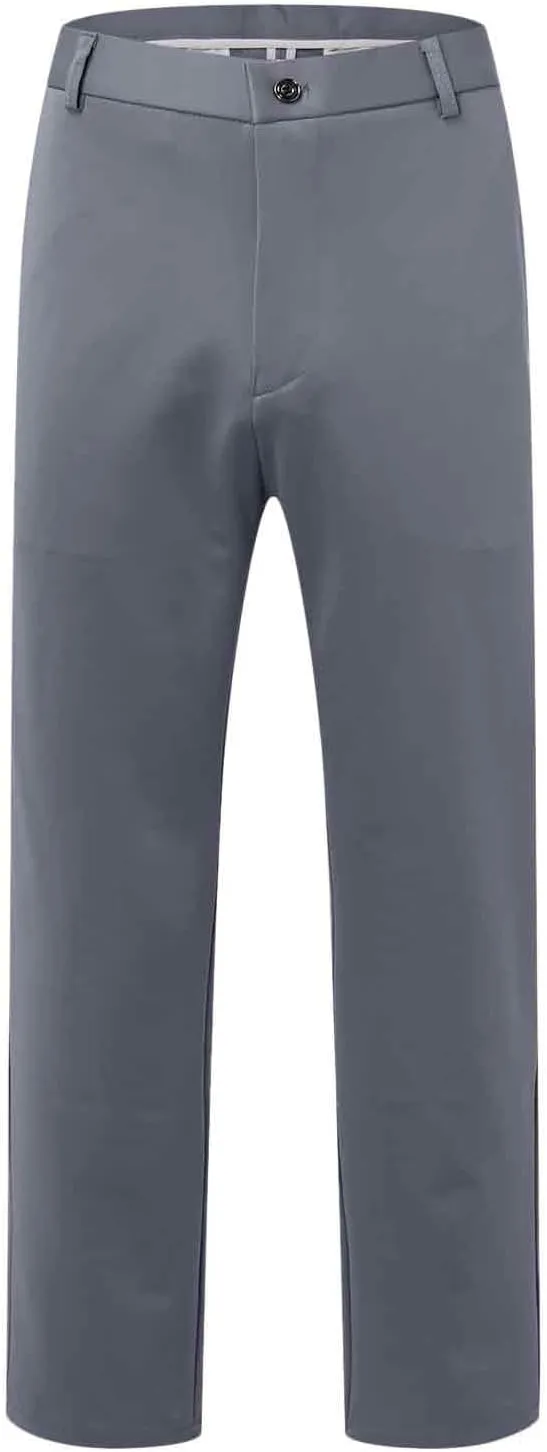 Men Comfy Cargo Pants Stretch, Lightweight Solid Color Long, Multipants High Stretch Multi-Pocket Durable Cargo Pants