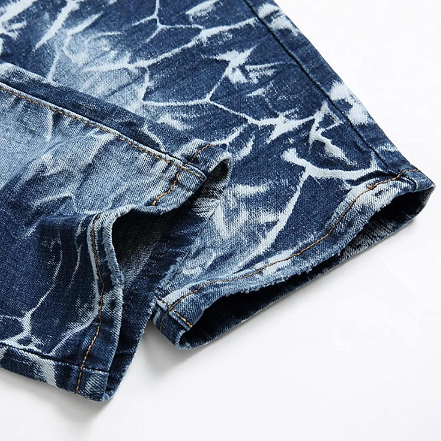 Men's Athletic-Fit Jean Casual Jeans Straight Leg Plus Size Fashion Pants Flat Front Hidden Comfort Waistband Pant