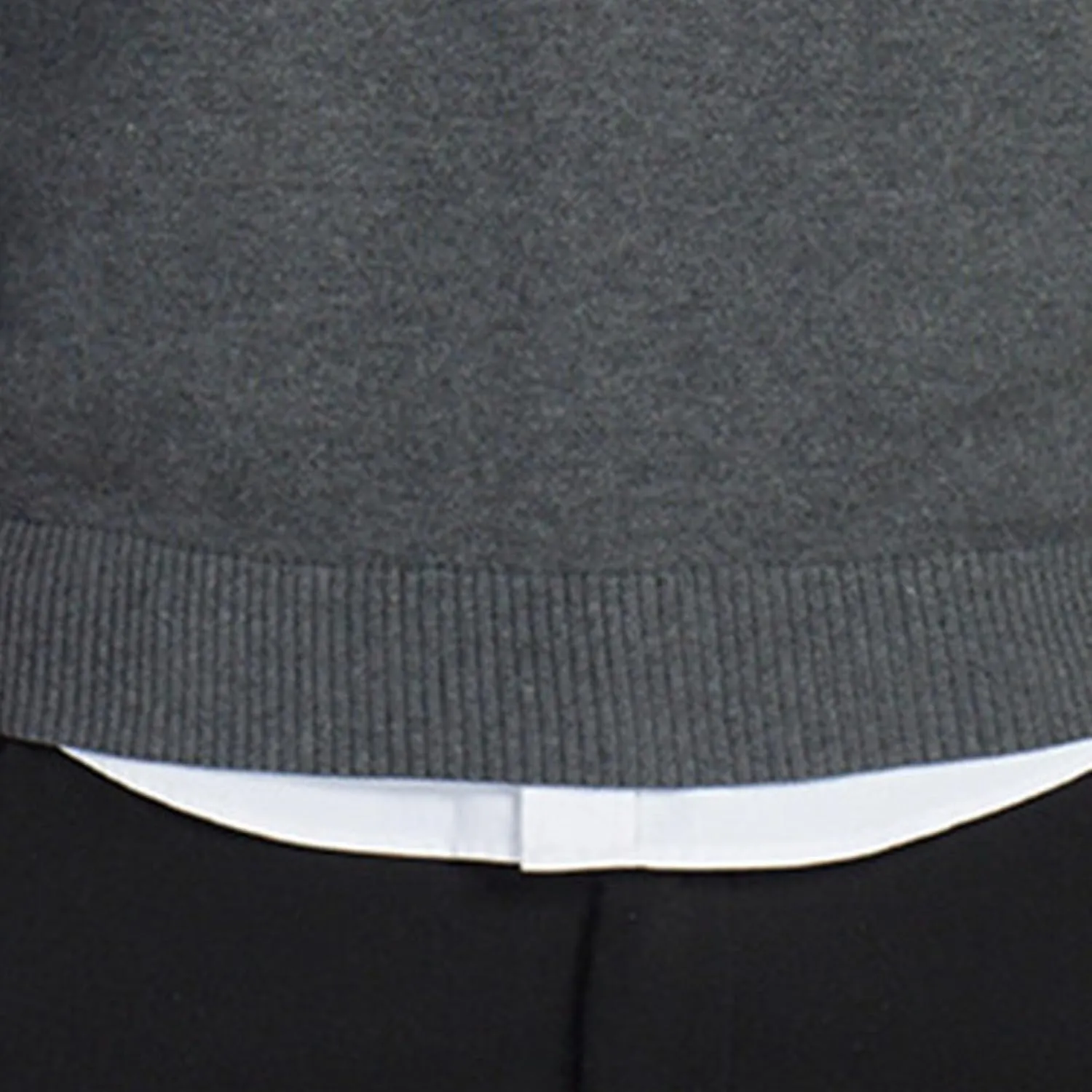 Men's Essential Long Sleeve V-Neck Sweater Soft Touch Slim Pullover Regular Fit Cotton Sweater