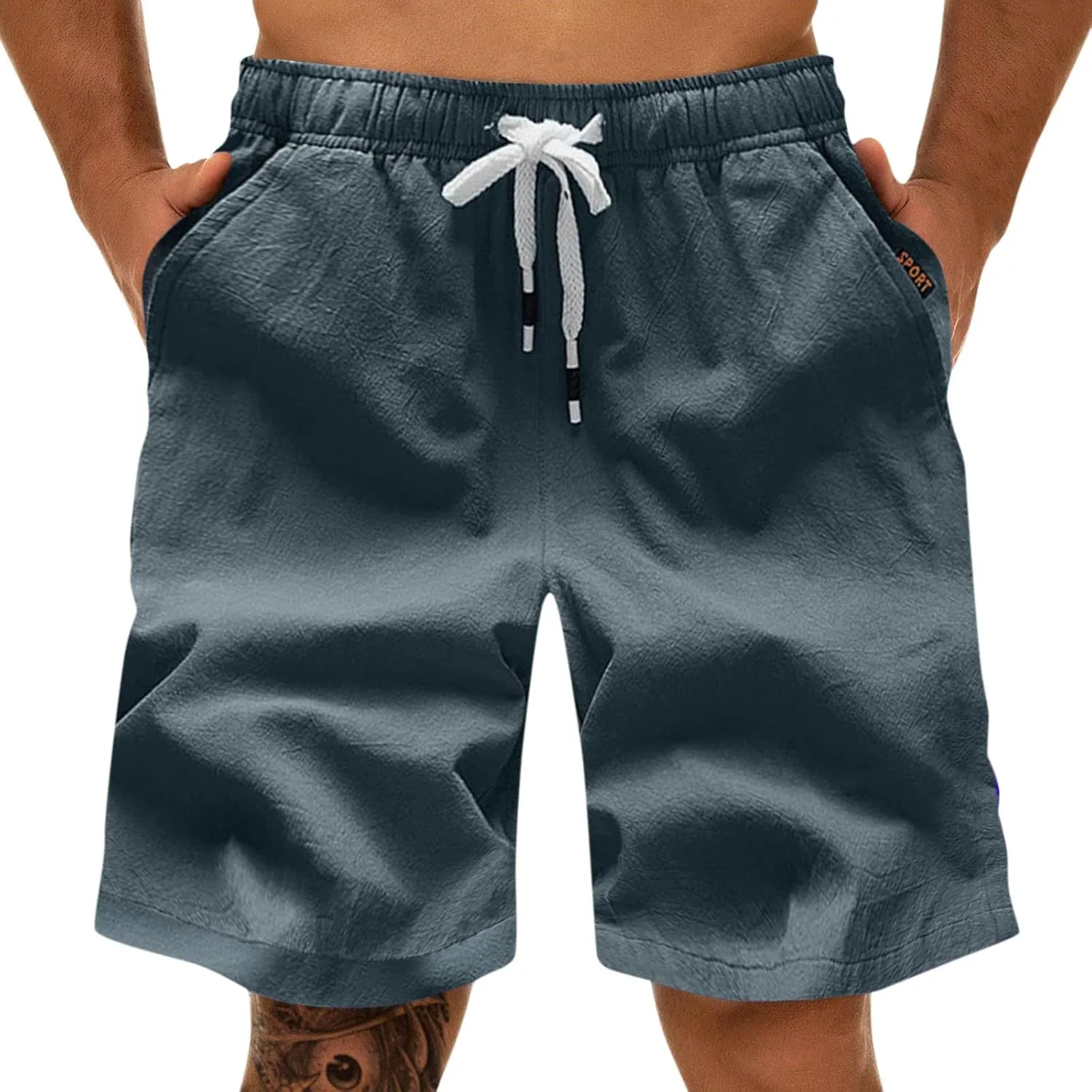 Men's Gym Workout Shorts Quick Dry Bodybuilding Weightlifting Pants Training Running Jogger with Pockets