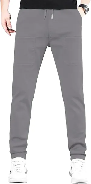 Mens High Stretch Cargo Pants Casual Quick-Dry Hiking Outdoor Summer Trousers Durable Cargo Pants with Multi Pockets
