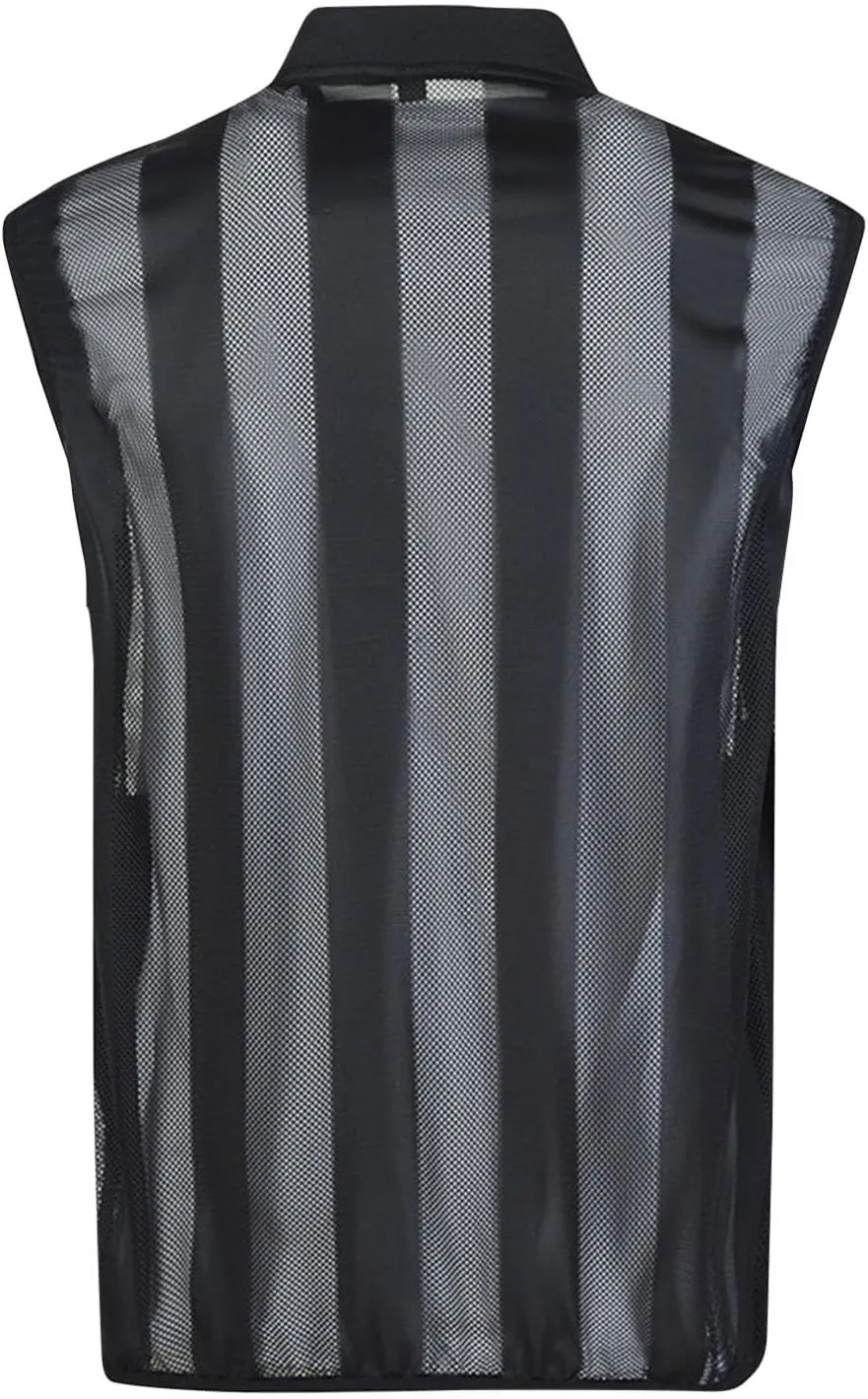 Mens Lightweight Casual Breathable Mesh Cycling Running Travel Vest Summer Vest Full Zip Sleeveless Jacket, Large