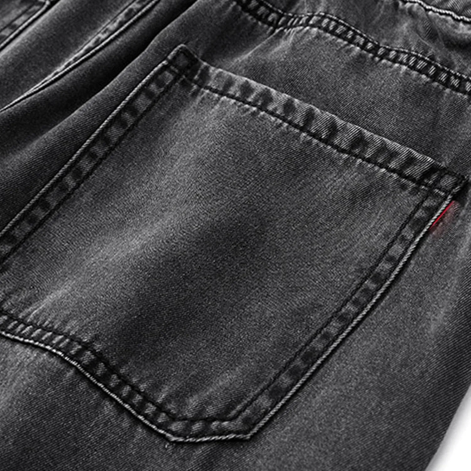 Men's Loose Straight Wide-Leg Jeans Casual Streetwear Wide Leg Denim Pants Y2K Classic Mid Waist Motorbike Trousers
