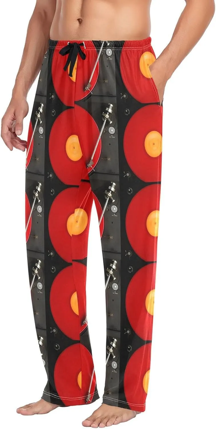 Men's Pajama Pants Cotton Trouser Lounge Pants Sleepwear with Pockets(S-2XL)