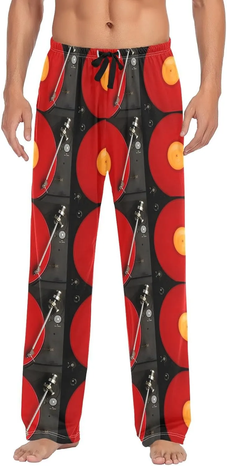 Men's Pajama Pants Cotton Trouser Lounge Pants Sleepwear with Pockets(S-2XL)