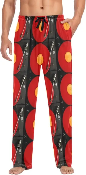 Men's Pajama Pants Cotton Trouser Lounge Pants Sleepwear with Pockets(S-2XL)