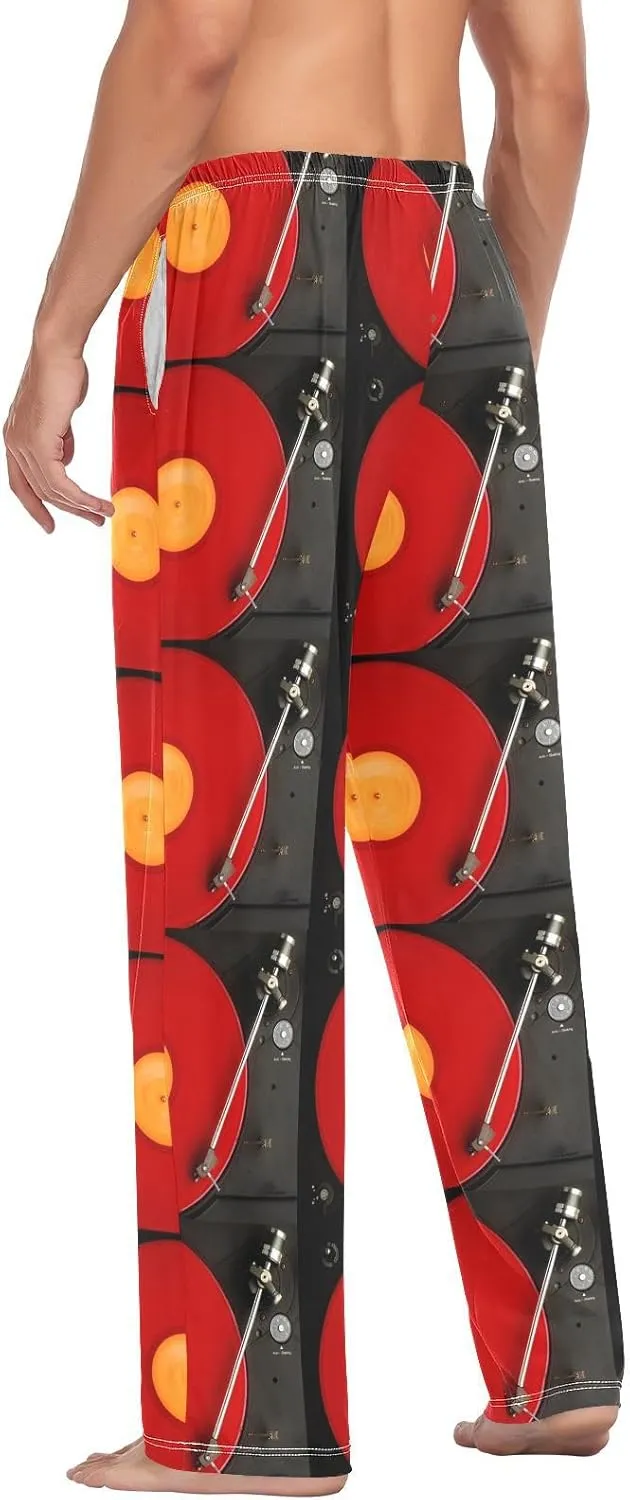 Men's Pajama Pants Cotton Trouser Lounge Pants Sleepwear with Pockets(S-2XL)