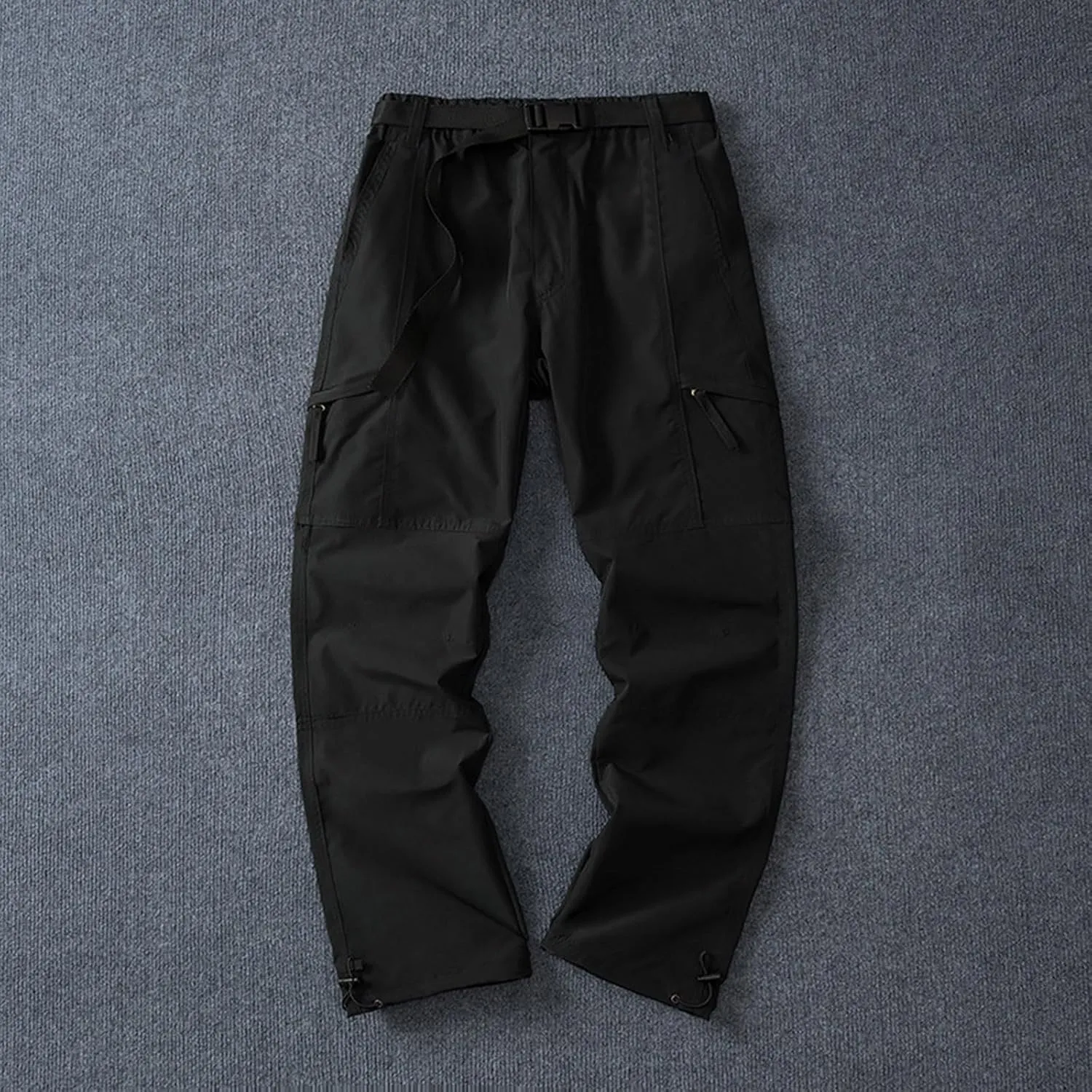 Mens Pants Cargo Joggers Casual Joggers Pants Stretch Drawstring Elastic Waist Tapered Leg Sweatpants with Pockets