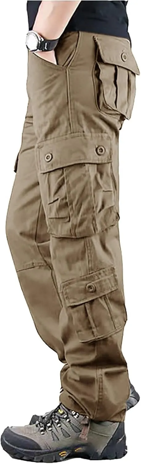 Mens Resort Wear 2025 Comfy Cargo High Stretch Pant,Mencomfy MultiPants-High Stretch Multi-Pocket Durable Cargo Pants