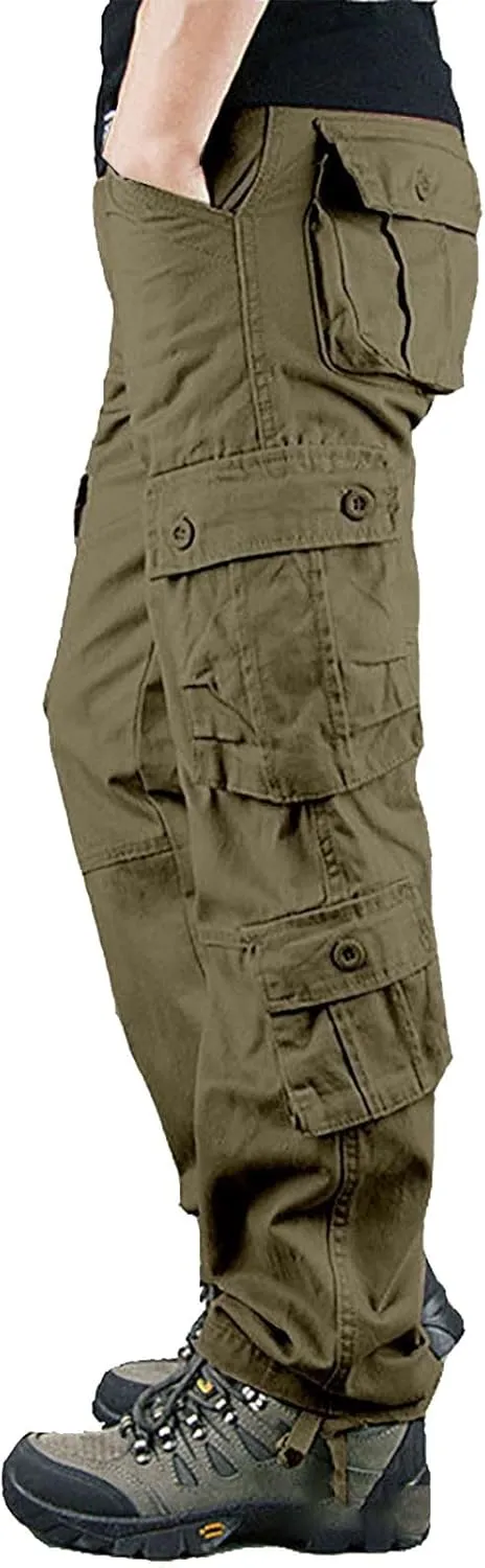 Mens Resort Wear 2025 Comfy Cargo High Stretch Pant,Mencomfy MultiPants-High Stretch Multi-Pocket Durable Cargo Pants