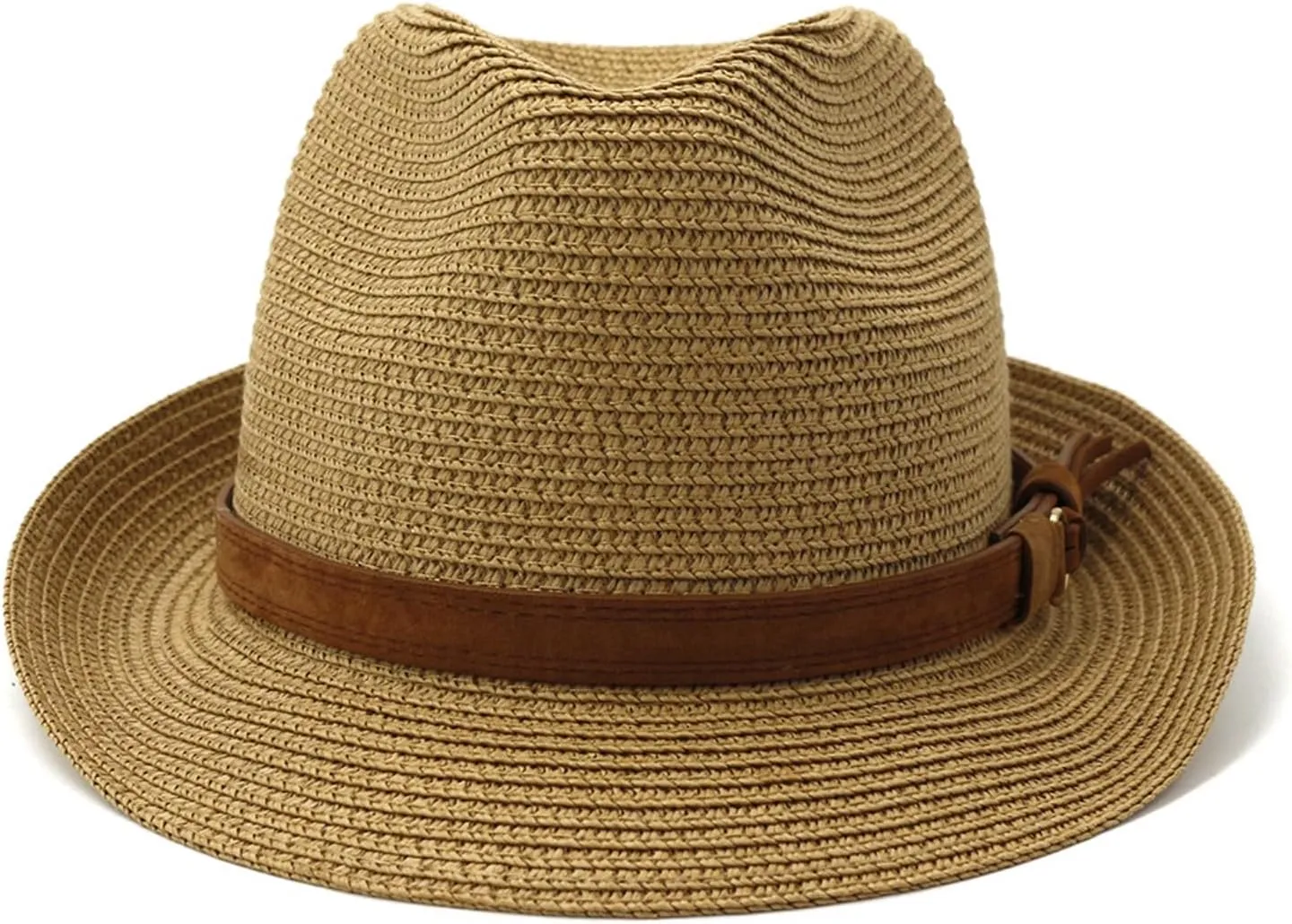 Men's Straw Trilby & Panama Breathable Mesh Sun Hats - 4 Packable Styles for Summer