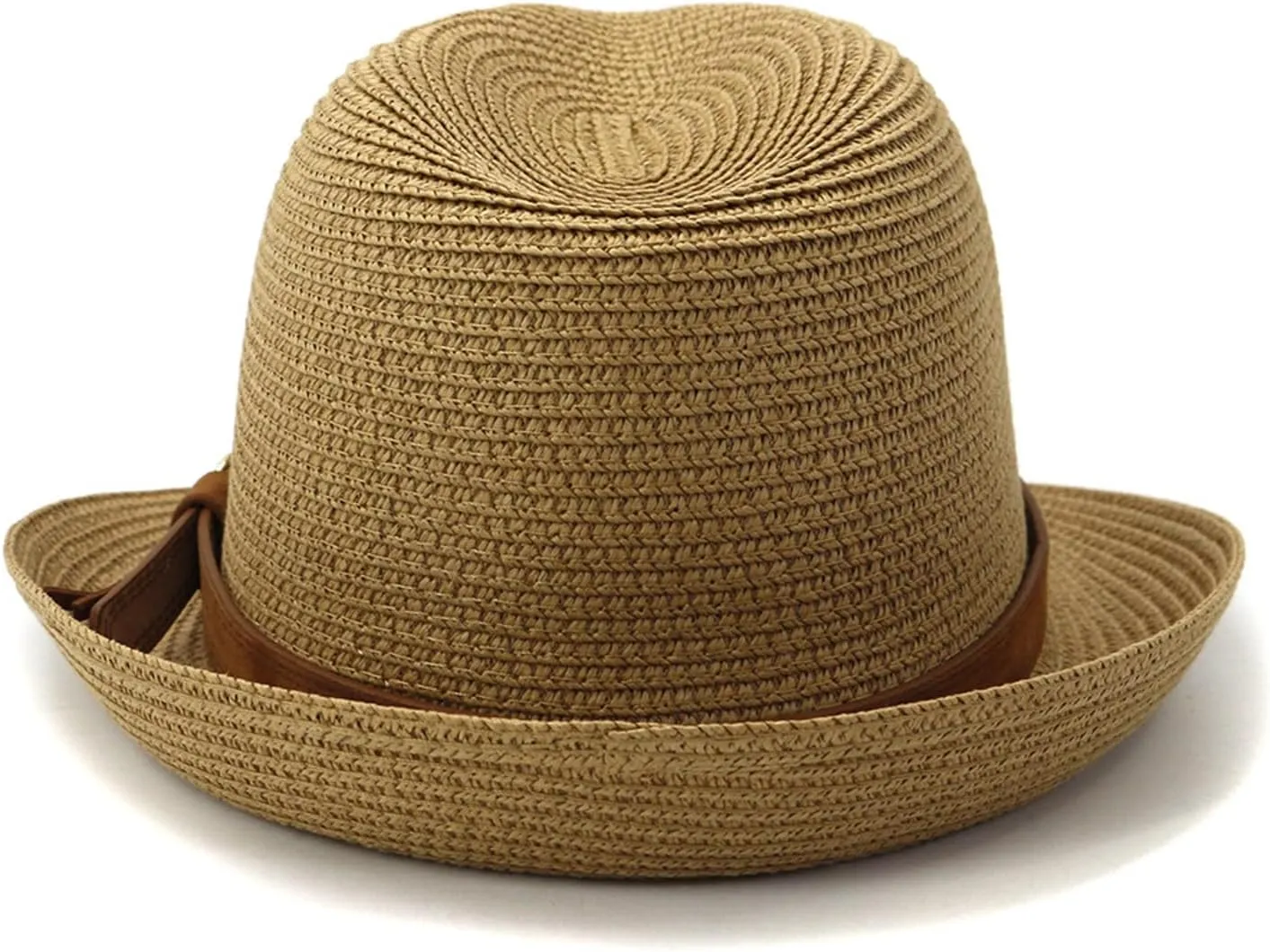 Men's Straw Trilby & Panama Breathable Mesh Sun Hats - 4 Packable Styles for Summer