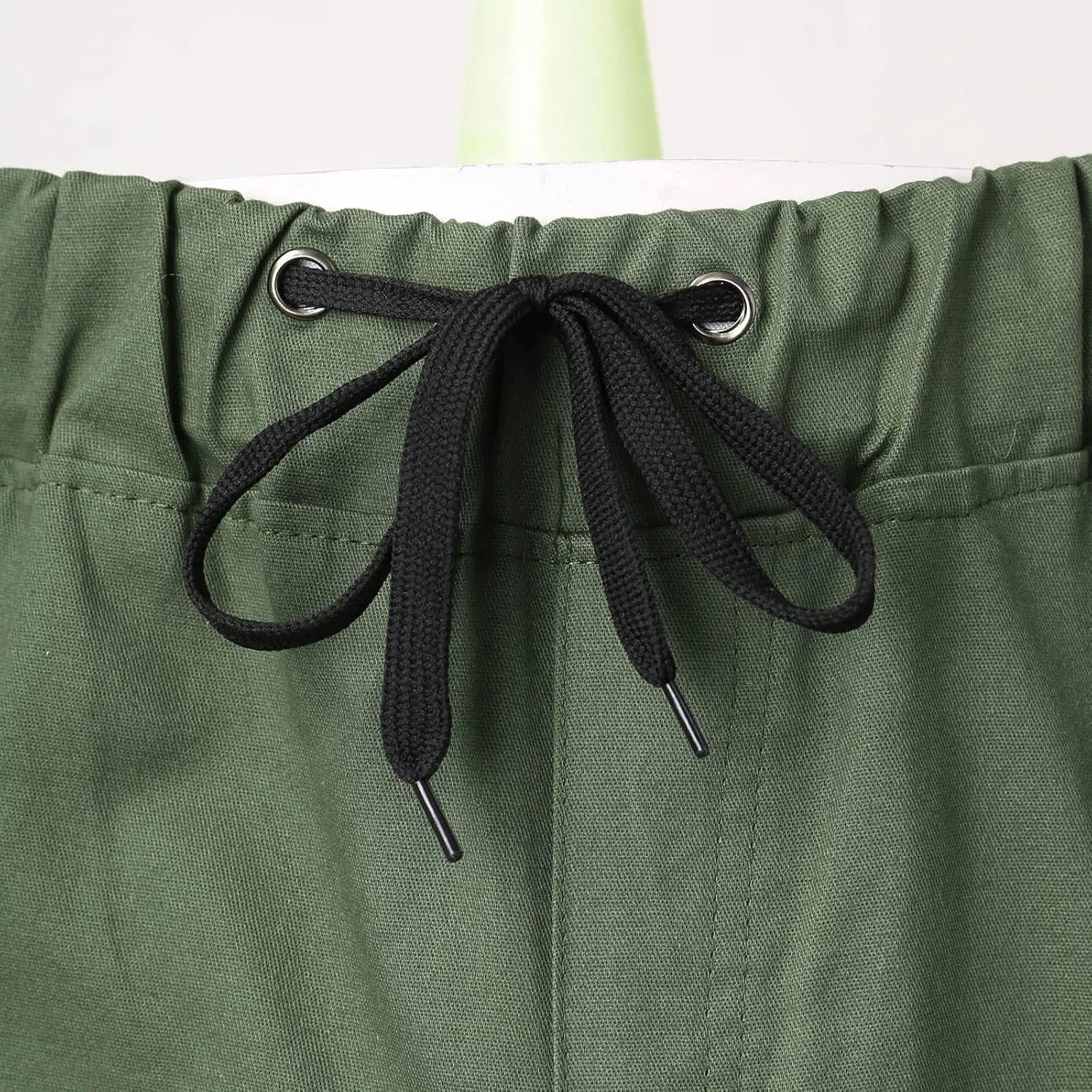 Mens Sweatpants Golf Pants Men Stretch Men's Heavyweight Cargo Fleece Sweatpants Stretch Elastic Waist Jogger Trouser