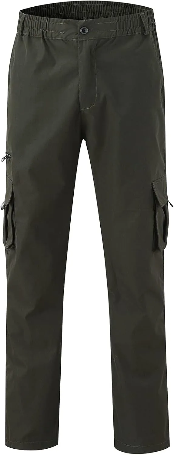 Mens Workout Cargo Sweatpants Sports Work Pants Running Mens Jogger Sweatpants Quick Dry Hiking Trousers Cargo Pants