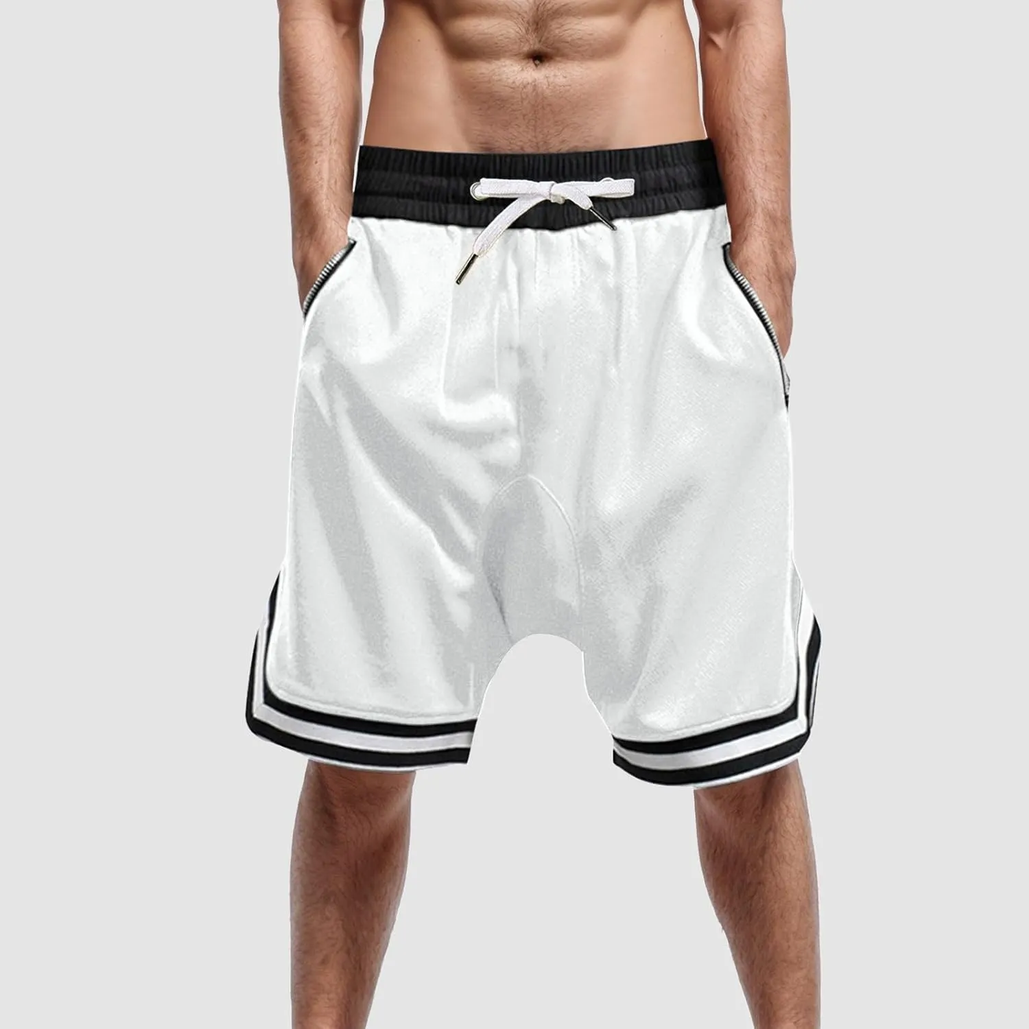 Men's Workout Shorts with Pockets Lightweight Quick Dry Athletic Gym Running Shorts for Men