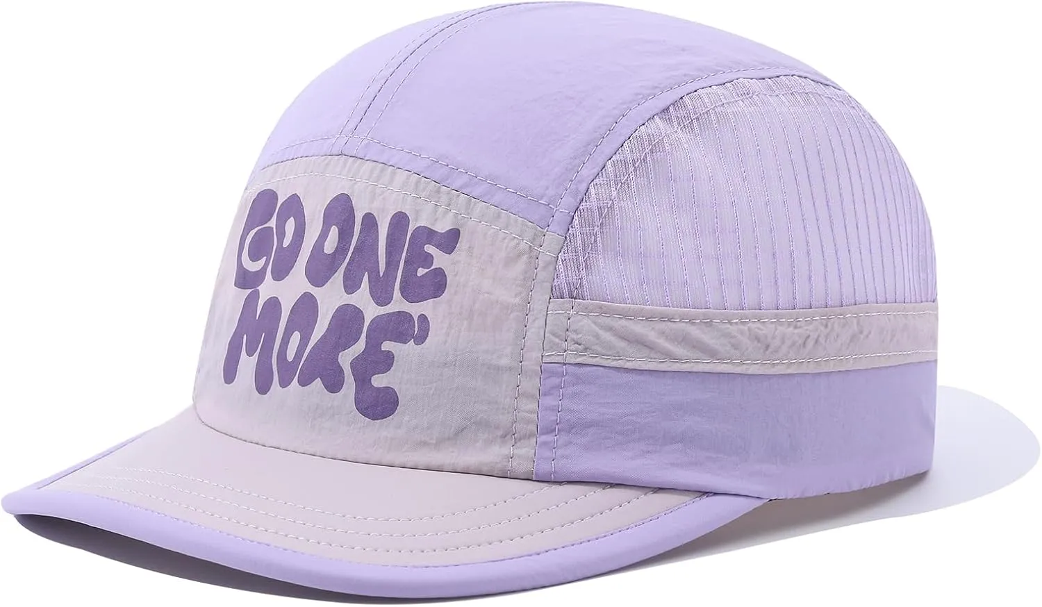 Mesh 5 Panel Baseball Cap Summer Short Brim Hats for Men Women Breathable Lightweight Dad Hat Umpire Cadet Cap