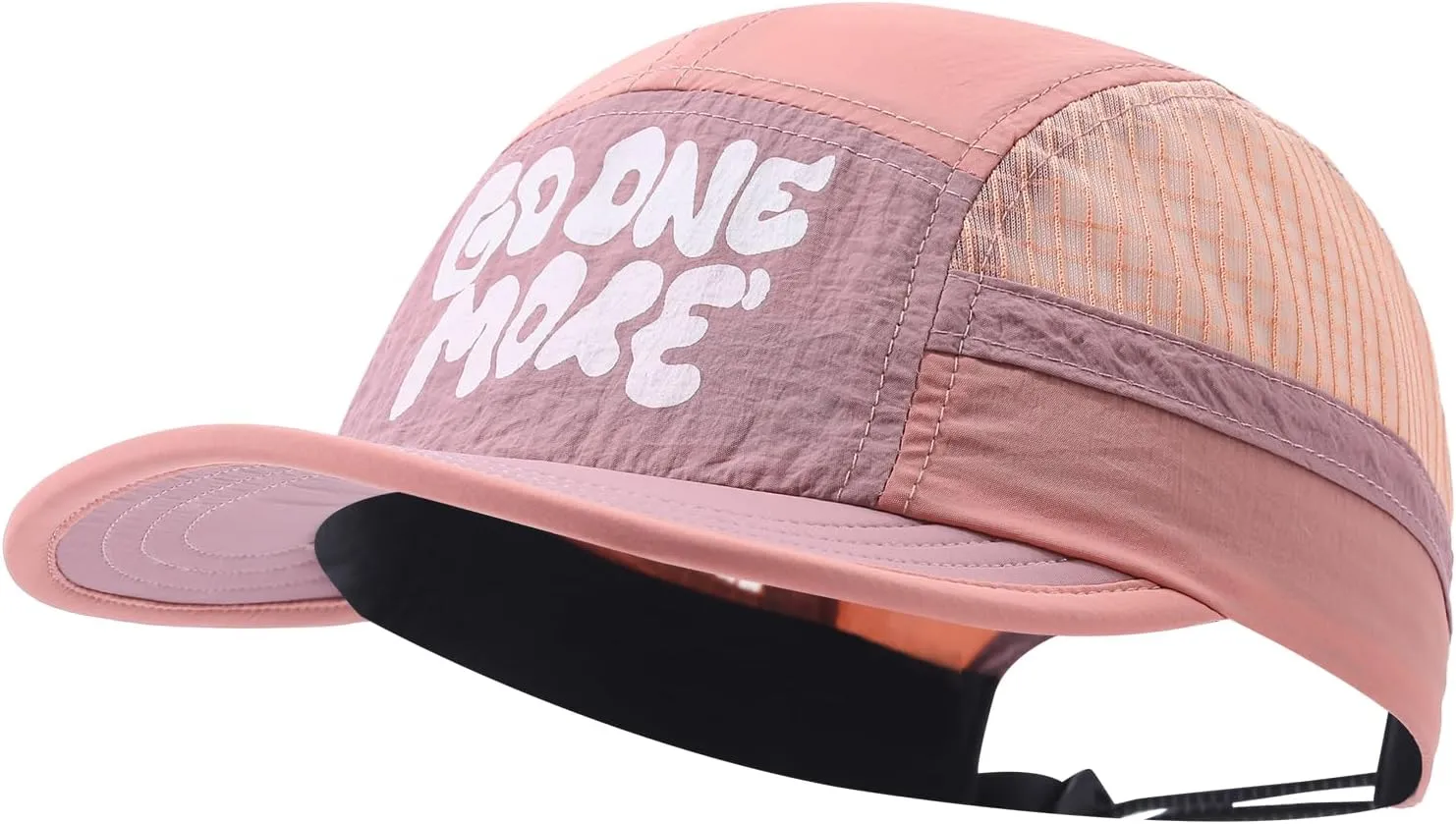 Mesh 5 Panel Baseball Cap Summer Short Brim Hats for Men Women Breathable Lightweight Dad Hat Umpire Cadet Cap