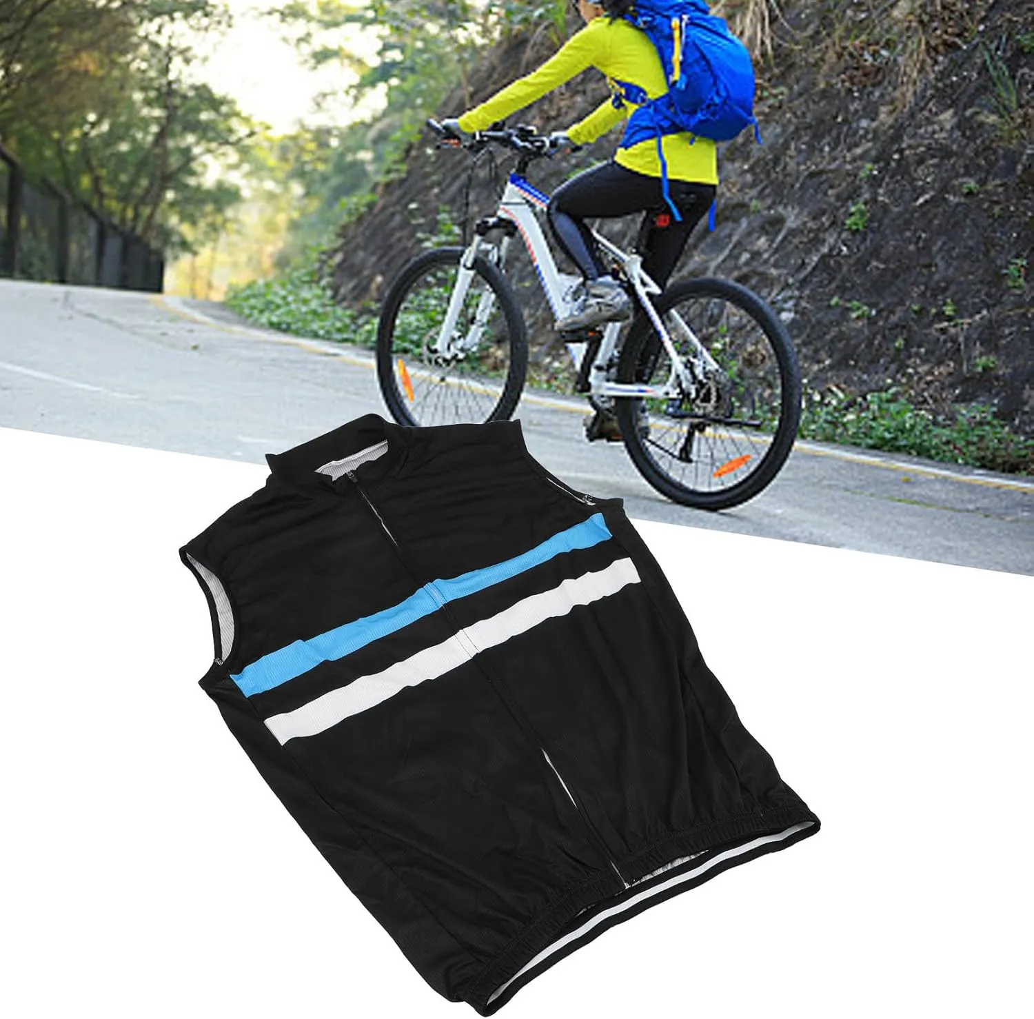 Outdoor Sport Vest,Lightweight Breathable Mesh Quick Drying Cycling Wind Sleeveless Jacket for Running