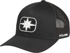 Polaris Ellipse Patch Trucker Hat, Breathable Mesh Back, Adjustable Snapback Fit, Orange, 2833124