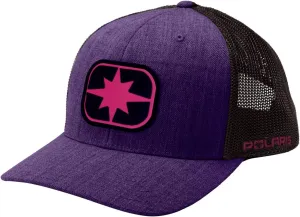 Polaris Ellipse Patch Trucker Hat, Breathable Mesh Back, Adjustable Snapback Fit, Orange, 2833124