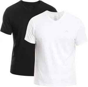 Premium Classic Mens V-Neck T-Shirt | Ultra Soft, Breathable Cotton Modal Stretch Mens T-Shirt | Tag Free (Made in Egypt)