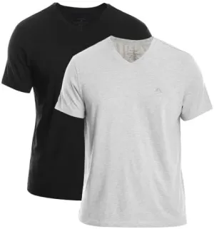 Premium Classic Mens V-Neck T-Shirt | Ultra Soft, Breathable Cotton Modal Stretch Mens T-Shirt | Tag Free (Made in Egypt)