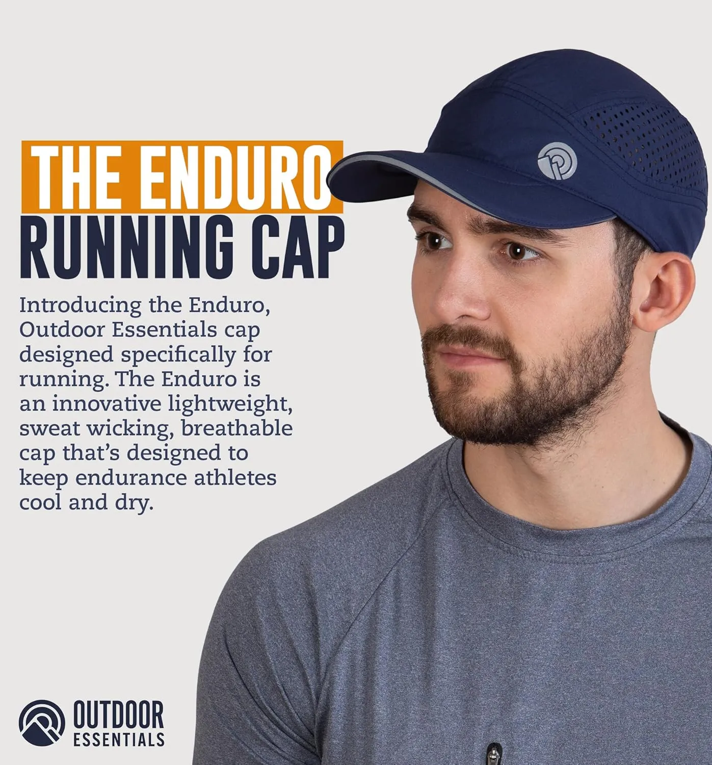 Running Hat for Men - Dry Fit Running Cap for Women, Tennis Hats, Breathable Hat, Workout Cap for Baseball,Sweat Wicking Hat
