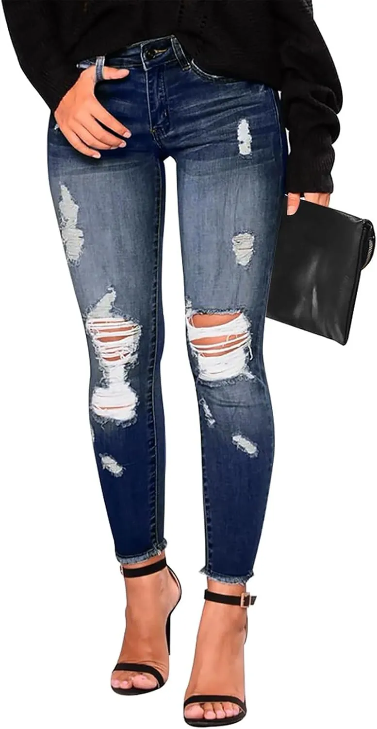 SGASY Sweatpants Jeans for Women Boyfriend High Waited Baggy Wide Leg Jeans Y2k Streetwear Loose Fit Denim Pants with Pocket