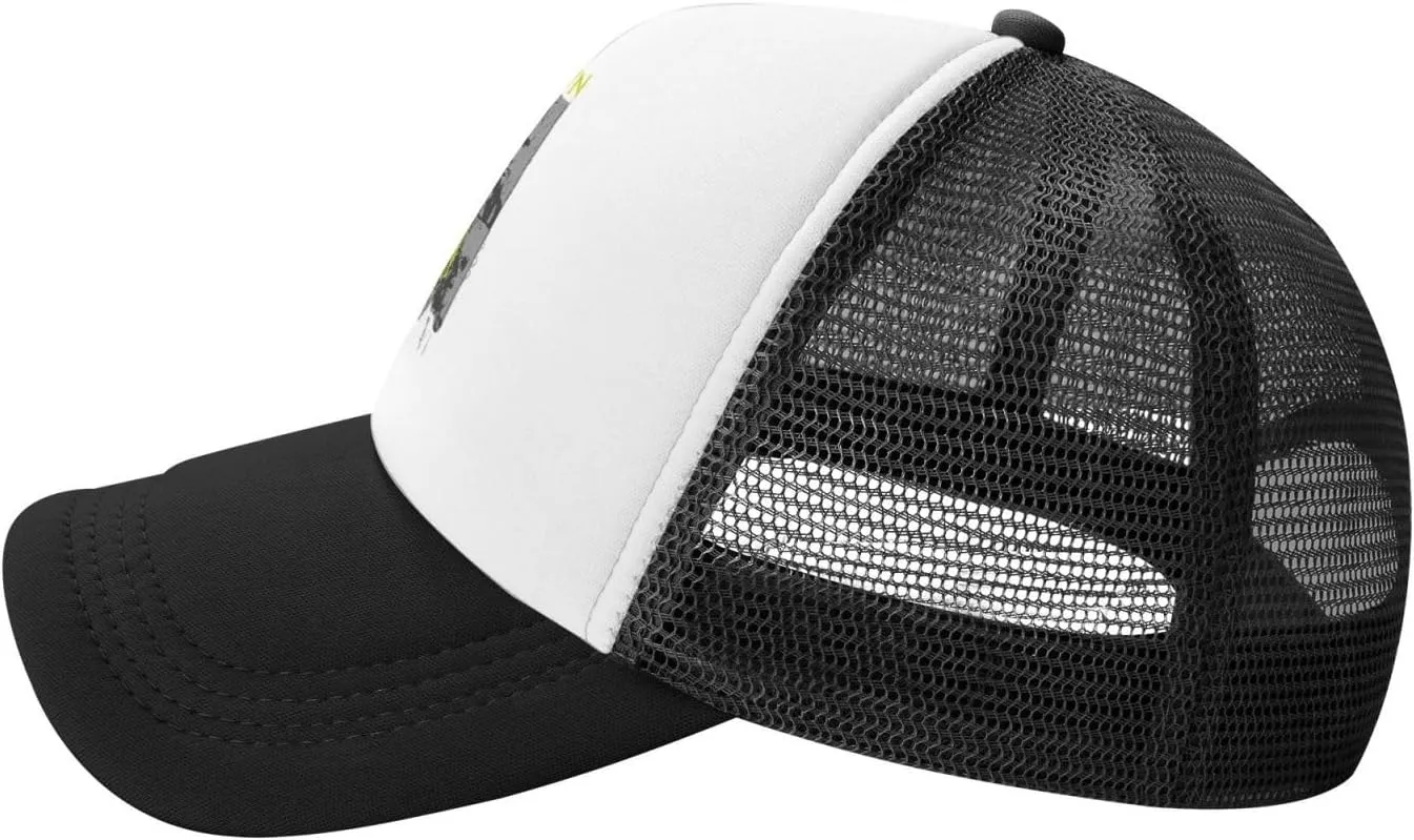 Shinedowns Classic Adjustable Breathable Mesh Baseball Cap Trucker Hat Cap for Men and Women Black